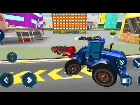 Robot car fighting games with realistic robot transforming gameplay