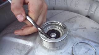 How to decompress a beer keg and remove valve