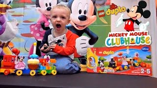 MICKEY MOUSE BIRTHDAY PARADE TRAIN LEGO DUPLO SET 10597 MICKEY MOUSE CLUBHOUSE KIDS TOYS Jax Reacts