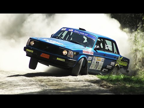 BEST OF VOLVO RALLY 2023 | CRASH & ACTION  — PURE ENGINE SOUND