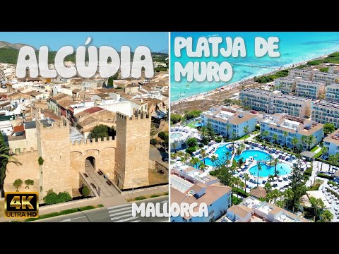 ALCUDIA / PLAYA DE MURO (Majorca) – Spain 🇪🇸 [4K video]