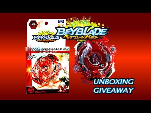 Beyblade Burst  ベイブレードバースト B-35 Storm Spriggan Knuckle Unite Unboxing