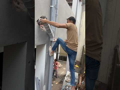 Drain Water Pvc Pipe Fitting..🛠️🚰 #plumbing #plumbingwork #bathroomdesign #frplumbermind