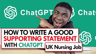 HOW TO WRITE A GOOD CV (SUPPORTING STATEMENT) FOR UK NURSING JOB WITH CHATGTP