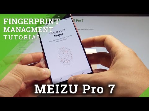 How to Add Fingerprint on MEIZU Pro 7 - Unlock Screen by Fingerprint |HardReset.Info
