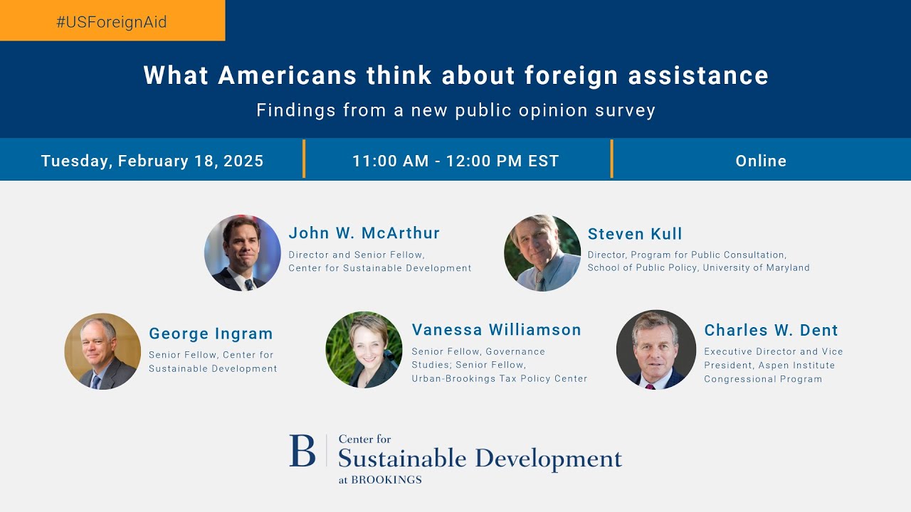 What Americans Think About Foreign Assistance