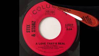 Stix &amp; Stonz - A Love That&#39;s Real 1969