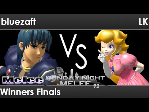 MNM 92 - bluezaft (Marth) vs LK (Peach) Winners Finals - Melee