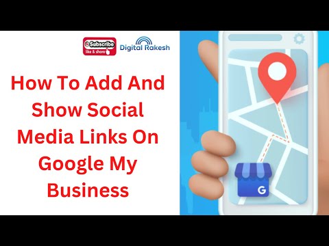 How to add and show social media links on google my business