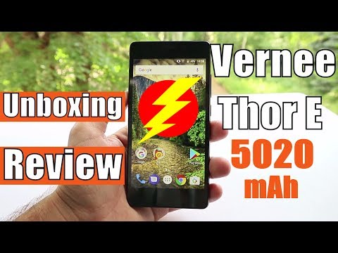 Vernee Thor E Review and Unboxing: 5020 mAh Big Battery