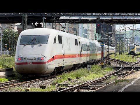 Bahnverkehr in Freiburg (Breisgau) Hbf (01.08.2024)