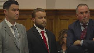 Canton police officer Camden Burch enters plea in court on charges in 2024 death of Frank Tyson
