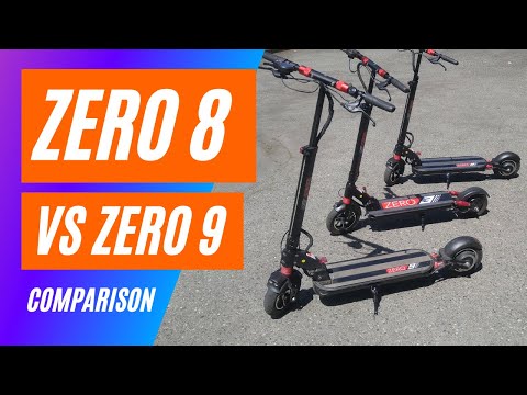 Zero 8 vs Zero 9 - Electric Scooter Comparison
