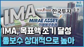 IMA 1호 완판...한투·미래에셋 목표액 조기 달성 / 한국경제TV뉴스