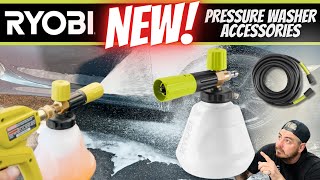 BRAND NEW FROM RYOBI! - New Pressure Washer FOAM CANNON & Accessories