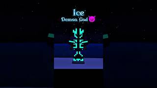 ICE DEMON GOD" Armor Trim in Minecraft! (OP Blue Glow Combo) 💎👑