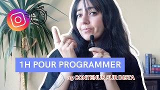 Comment je planifie 1 mois de contenu en mois d'une heure ! (ma routine réseaux sociaux)