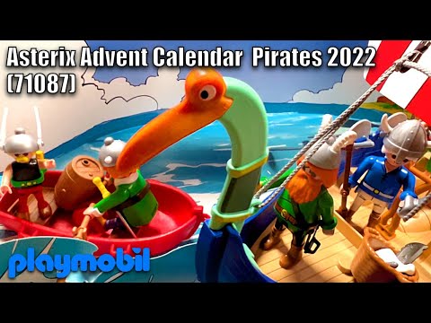 Playmobil ® Advento Kalendorius Asterix Piratai (71087)