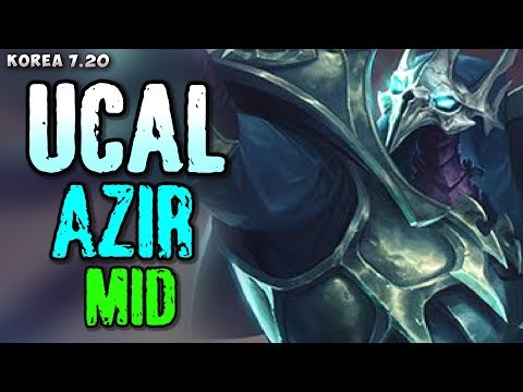 KT Ucal (1157 LP) plays Azir mid v Twisted Fate matchup - Korean SoloQ P 7.20