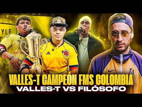 🏆 VALLES-T CAMPEÓN DE COLOMBIA 🏆 BLON REACCIONA A VALLES T VS FILÓSOFO | FINAL FMS COLOMBIA 🇨🇴