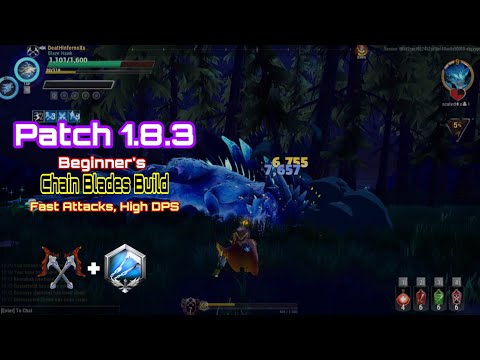 Patch 1.8.3 | Beginner's Chain Blades Build | Fast Attacks, High DPS - Dauntless Indonesia