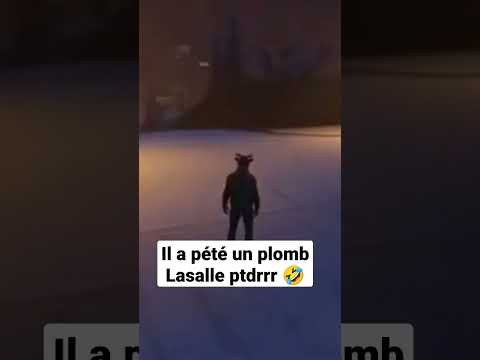 LaSalle réagit à la neige sur GTA V (il sait plus quoi faire ou quoi ptdrrr) 🤣🤣 #lasalle #neige