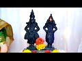 Gauri Ganpati Best Decoration At Home 2024 Vitthal Rukhmini Theme Vitthal Theme