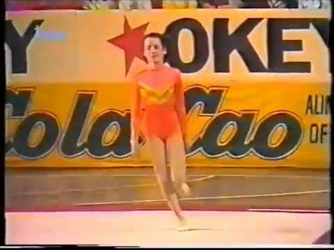 María José FLORES (ESP) free hands - 1984 Valladolid international