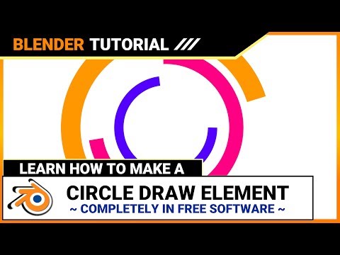 How to make an animated circle draw in Blender | Tutorial