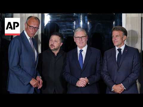 史達摩在倫敦接待澤倫斯基、馬克宏與梅爾茨進行會談！ (Starmer hosts Zelenskyy, Macron and Merz for talks in London)