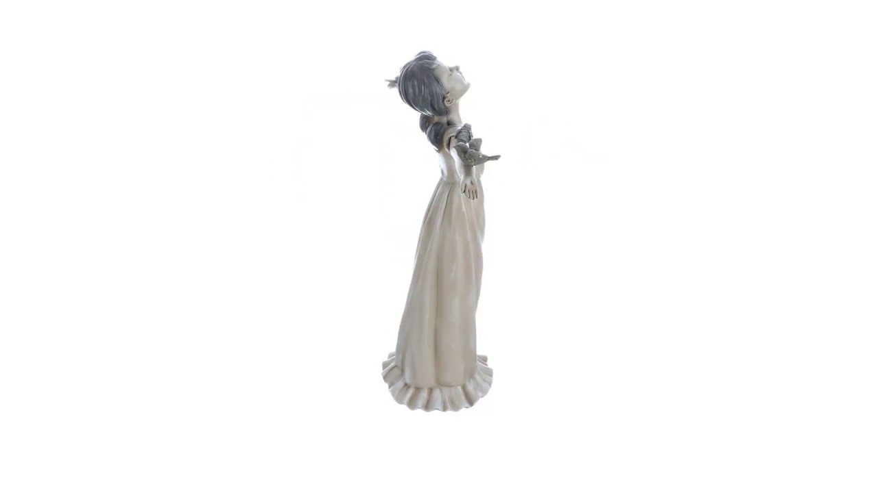 Basking in God's Glory Little Girl Statue: Large Video