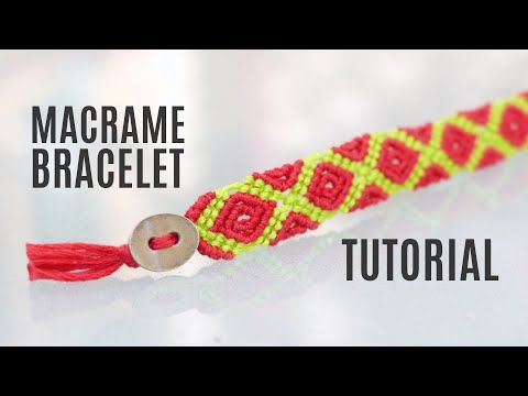 Macrame ABC pattern sample 17