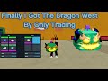 How I Got The Western Dragon By Only Trading BaconTraderBloxfruit