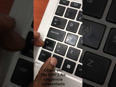 Como #bloquear  ou #desbloquear  Tecla de Função (fn) no laptop de marca HP