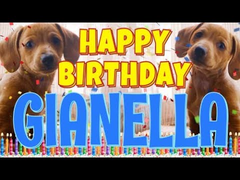 Happy Birthday Gianella! ( Funny Talking Dogs ) What Is Free On My Birthday