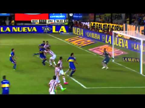 Gol de Lodeiro  Boca 1   Unión 1  Fecha 7  Primera División 2016