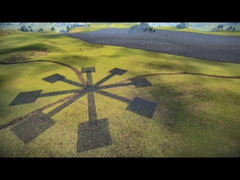 1 Million Zombies vs Modern Soldiers Formation - UEBS 2