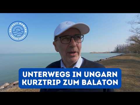 Unterwegs in Ungarn - Grüße vom Strand in Balatonlelle