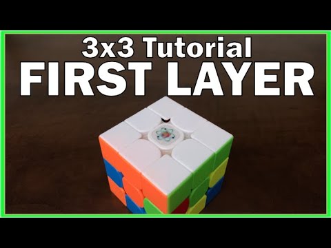 How to Solve the 3x3 Rubik's Cube - First Layer - Beginner Method