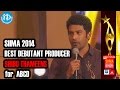 SIIMA 2014 Malayalam Best Debutant Producer | Shibu Thameens | for ABCD Movie