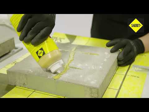 Perfekte Risssanierung im Estrich – SAKRET Rissharz schnell RHs