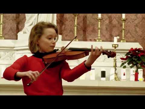 Isabella Straka I Händel: Sonate F - Dur, 1. Satz I Suzuki Violin Project Weihnachtskonzert 2022