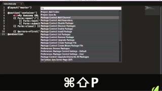 Sublime Text Perfect Workflow - 010 - Package Control