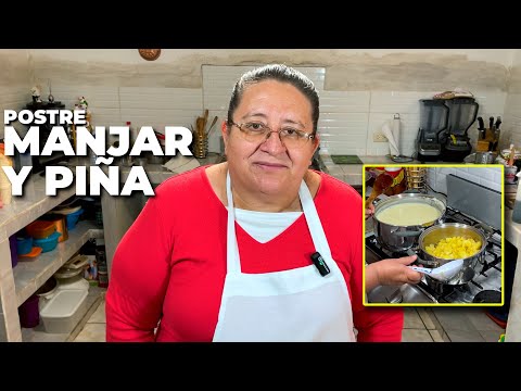 Postre de Manjar con Piña: Sabor Exquisito en Cada Bocado | Receta Casera