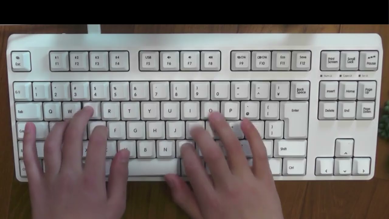 東プレ REALFORCE R4 45g 静音モデル R4HC21【ASMR】5分間 作業用BGM