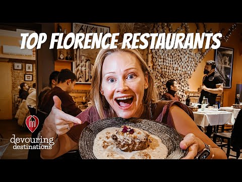 Melhores restaurantes em Florença, Itália em 2022 - Travel Addict Food Tour + Itália Vlog 2022