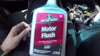 Motor Flush in 5.3L Chevy at Low Oil Pressure warning.