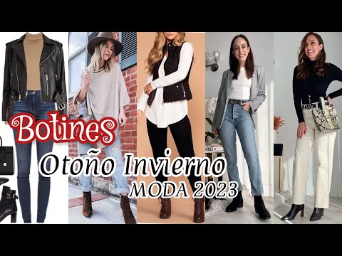 MODA CON BOTINES CÓMO VESTIR BIEN CON ROPA DE MODA EN OTOÑO INVIERNO OUTFITS MUJER TENDENCIAS 22/23