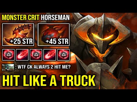 INSANE GODLIKE HORSEMAN 2 Hits Delete Support - Imba Chaos Knight with Overwhelming Blink Heart DotA