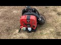 Running And Idling The Shindaiwa EB770RT Leaf Blower
